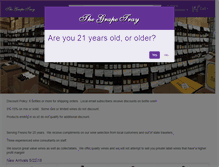 Tablet Screenshot of grapetray.com